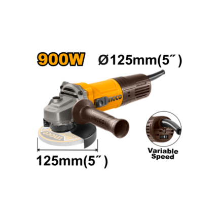 ელ. კუთხსახეხი 900W (AG900285)