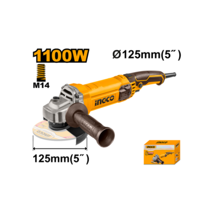 ელ. კუთხსახეხი 1100W-125MM (AG110038)