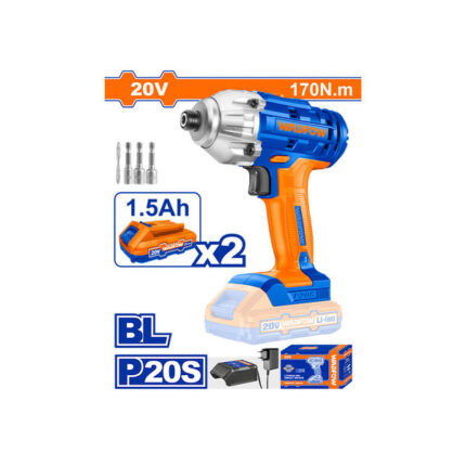Lithium-Ion უნახშირო ელ.ქანჩის მოსახსნელი 20V-170NM (WCD2512)