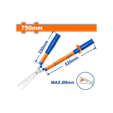 ტელესკოპური საჭრელი მაკრატელი 550-750mm (WPR1E90)