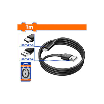 დამტენის ელ.სადენი USB type-A to USB-Type-C 1M (WUB1501)